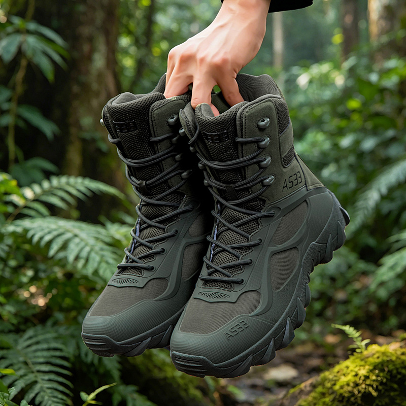Outdoor Hunting Boots For Men - Men Tactical Boot Casual Ultrallight Training