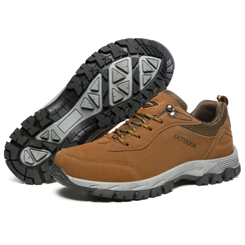 Outdoor Hunting Boots For Men - Men's Hiking Shoes Suede Leather Shoes