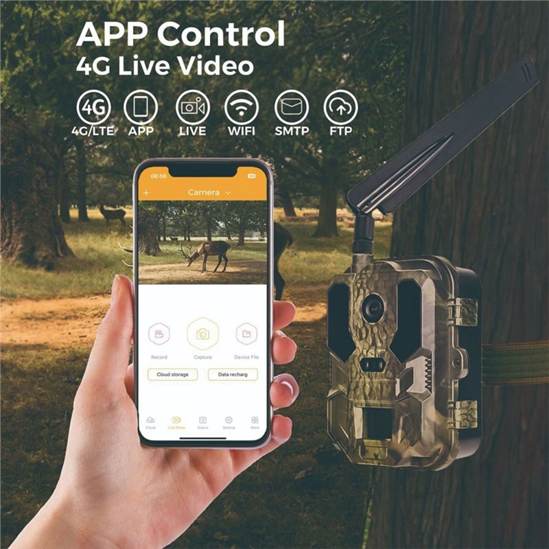 FEDI-Waterproof 120MP 4G Outdo - Hunting Outdoor Camera recension och pris