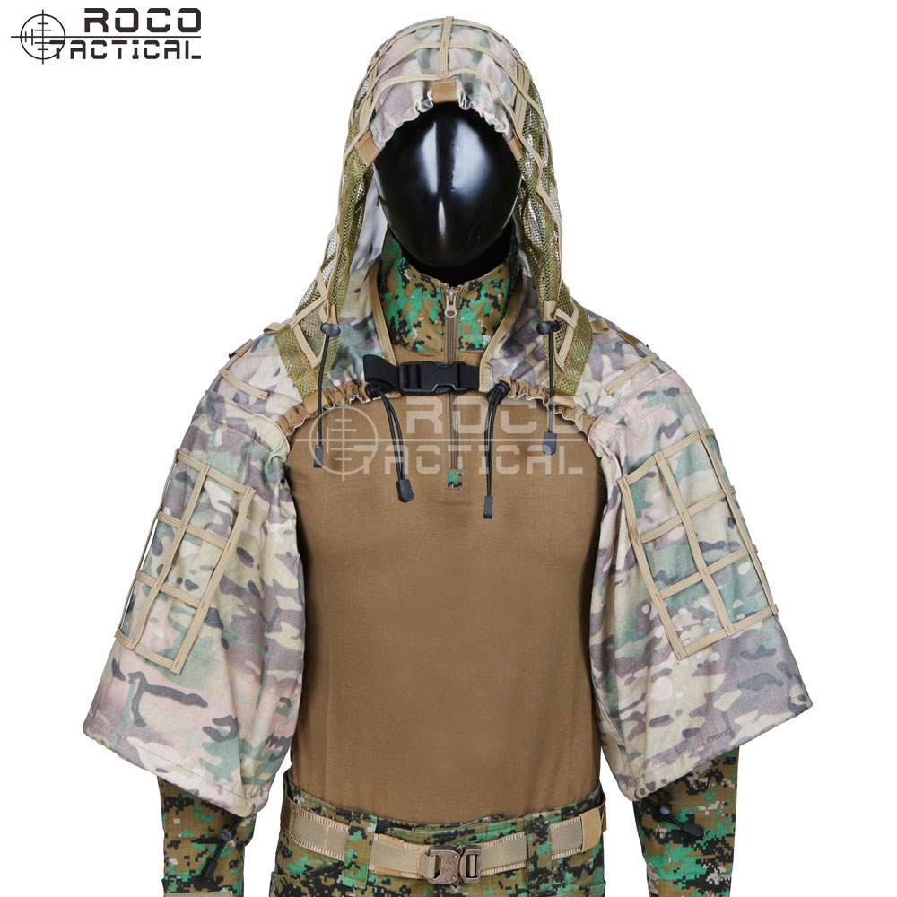 ROCOTACTICAL Military Sniper G - Ghillie Suit Woodland recension och pris