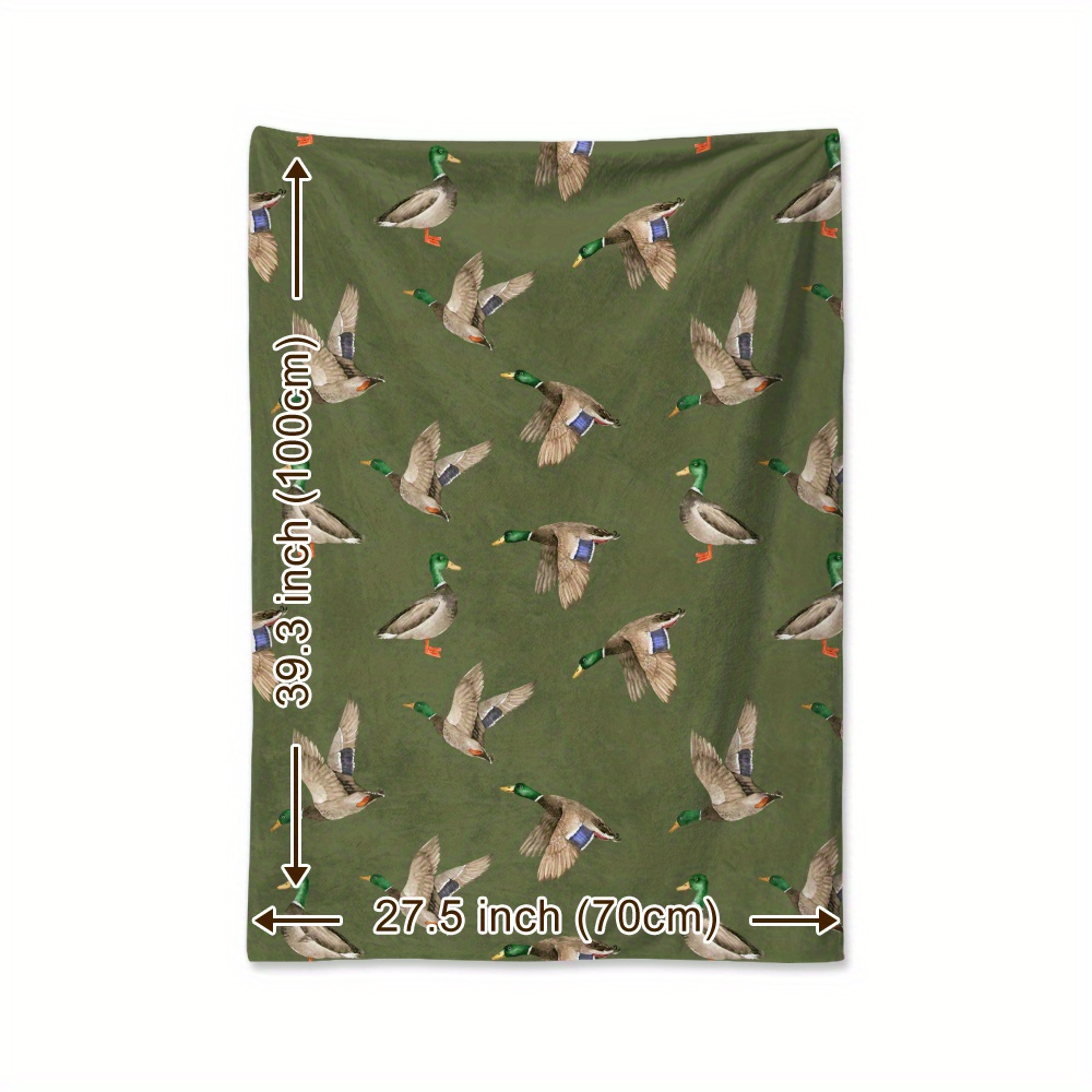 Mallard Duck Fleece Blanket Hu - Outdoor Hunting Gifts recension och pris