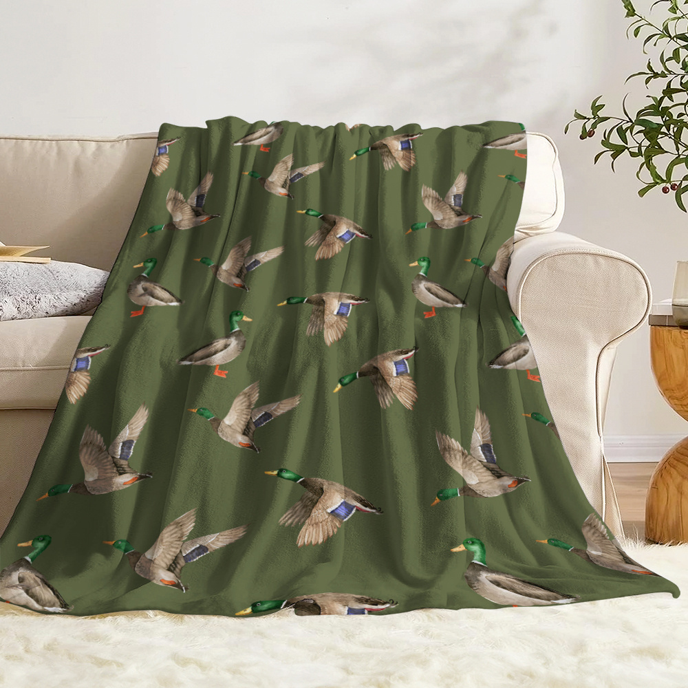 Mallard Duck Fleece Blanket Hu - Outdoor Hunting Gifts recension och pris