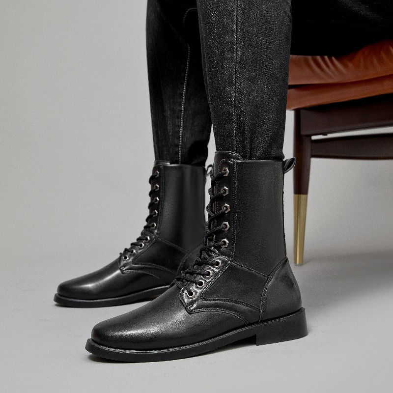 High-top Leather Boots Outdoor - Outdoor Hunting Boots For Men recension och pris
