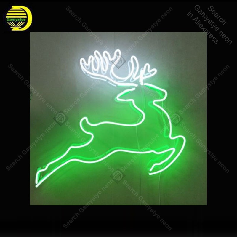Neon Sign for Deer Running Sho - Hunting And Outdoor Shop recension och pris