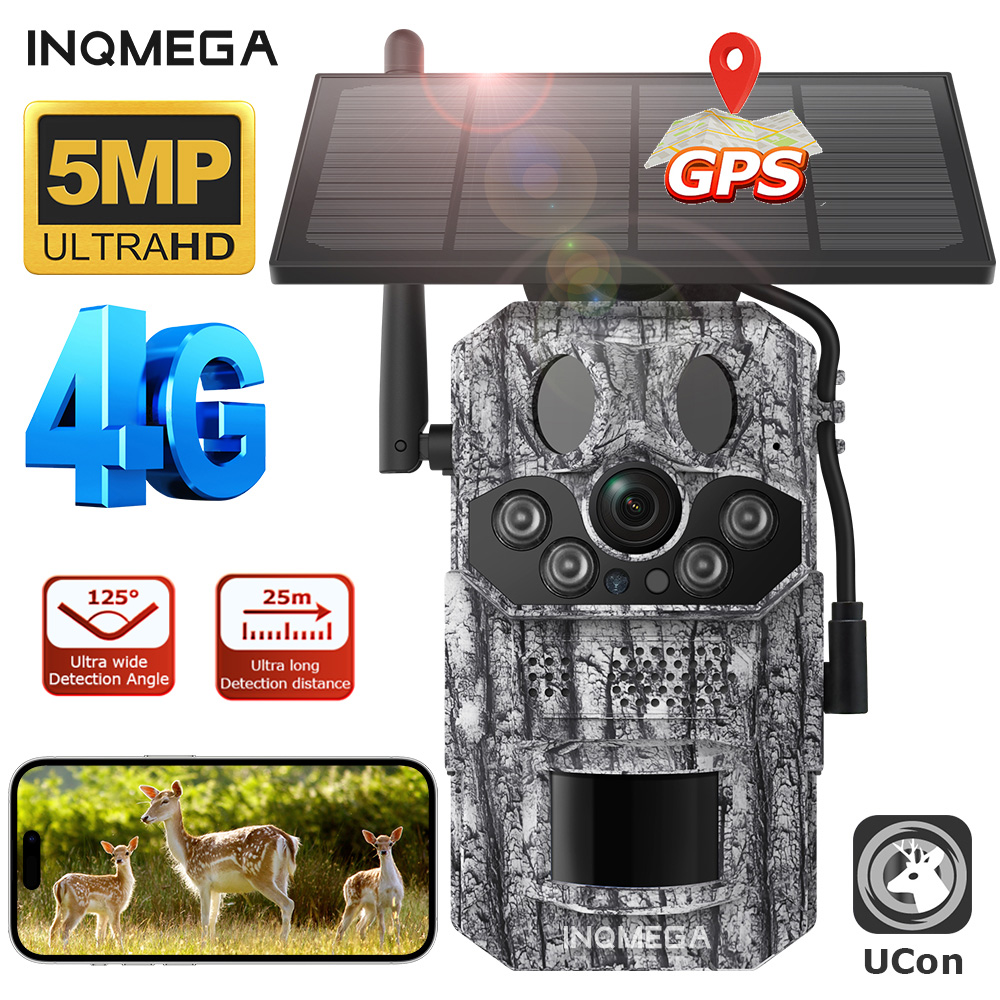 INQMEGA4G 2K 5MP PIR Motion Ac - Hunting Outdoor Camera recension och pris