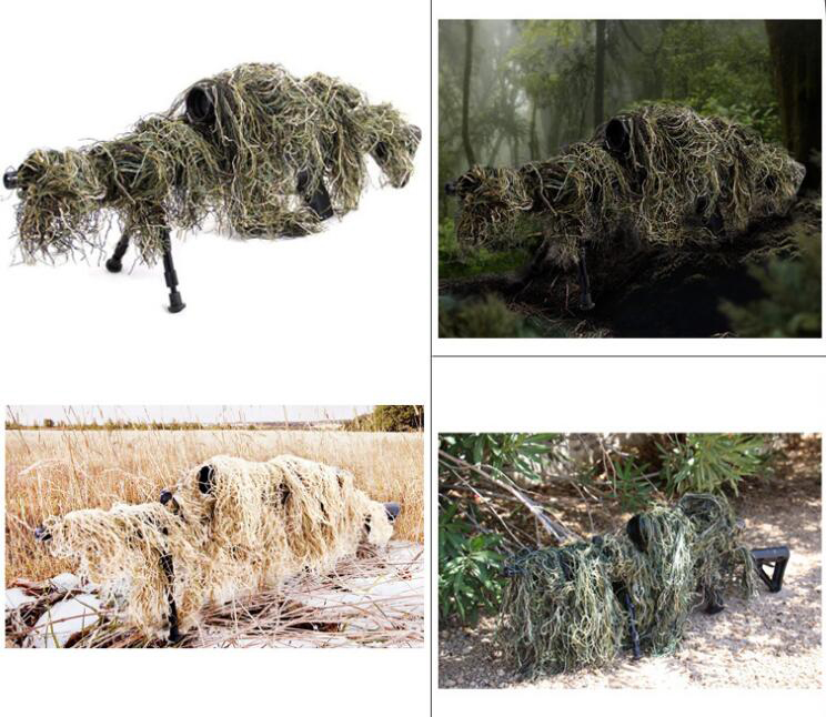 Grass Type Hunting Rifle Wrap  - Ghillie Suit Woodland recension och pris