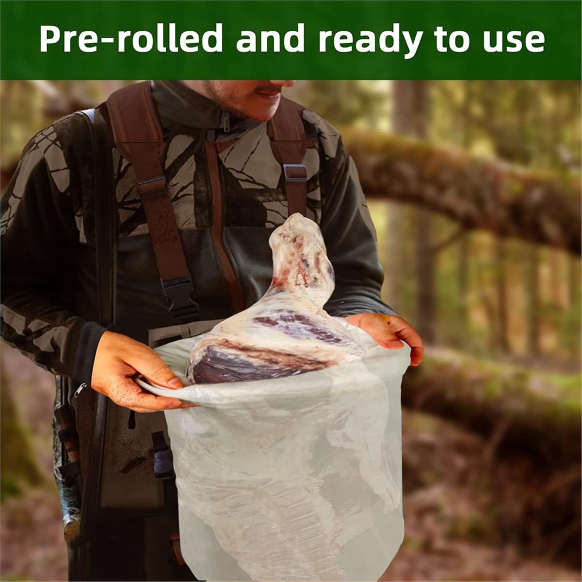 AB09 Game Bags Hunting Meat Ba - Game Bag Meat Hunting recension och pris