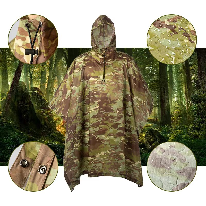 Outdoor Breathable Camouflage  - Ghillie Suit Woodland recension och pris