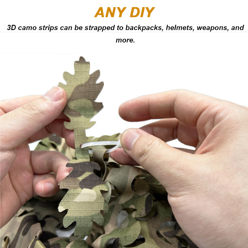 5Pcs/set 3D Camouflage Strips  - Ghillie Suit Woodland recension och pris