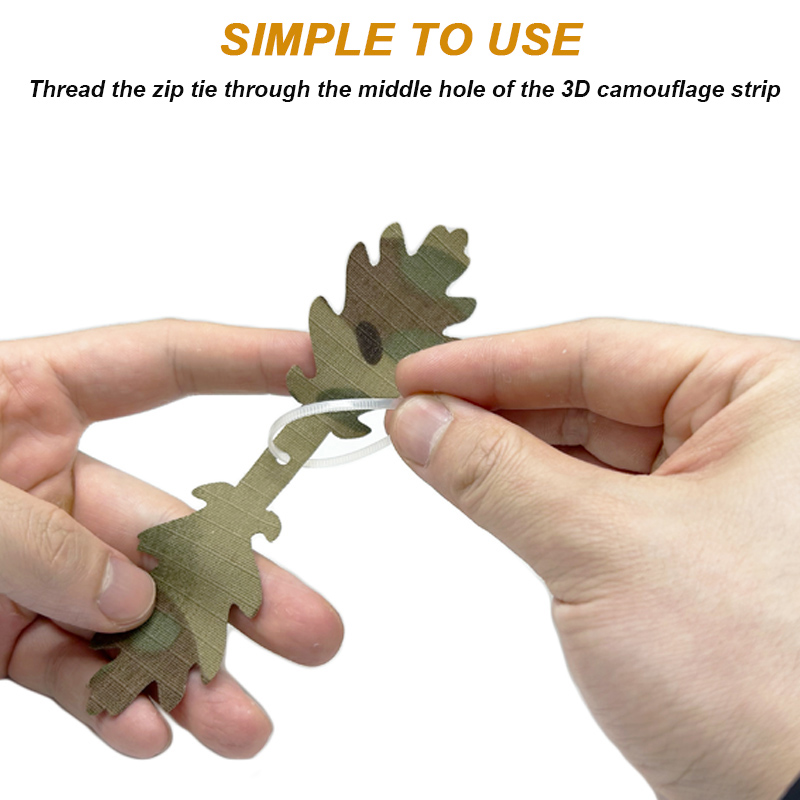 5Pcs/set 3D Camouflage Strips  - Ghillie Suit Woodland recension och pris
