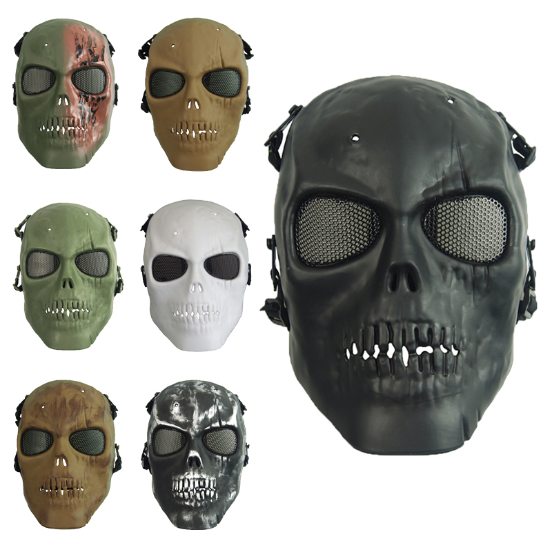 Airsoft Mask Camouflage Cospla - Outdoor Hunting Movies recension och pris