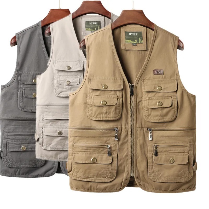 Men's Vest Multi Pocket Sleeve - Safari Outdoor Hunting Jackets recension och pris