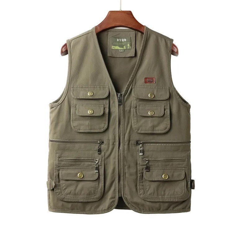 Men's Vest Multi Pocket Sleeve - Safari Outdoor Hunting Jackets recension och pris