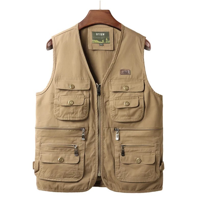 Men's Vest Multi Pocket Sleeve - Safari Outdoor Hunting Jackets recension och pris