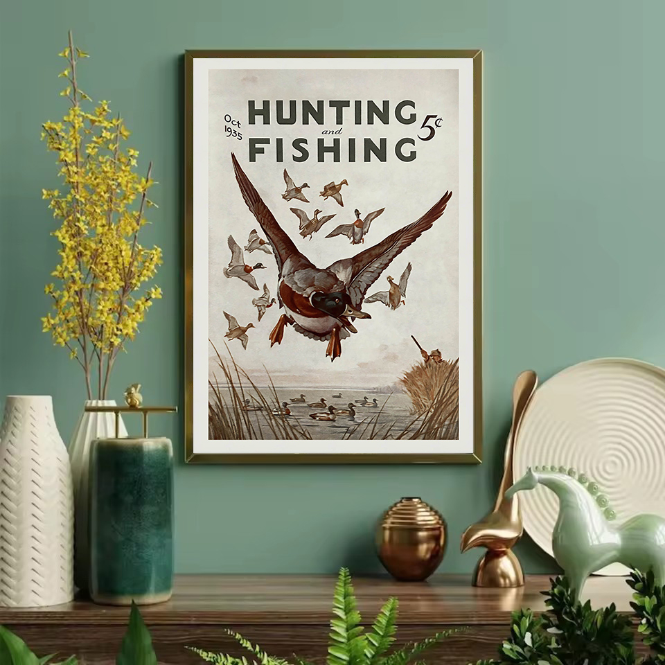 Retro Wildlife Outdoor Hunting - Outdoor Hunting Gifts recension och pris