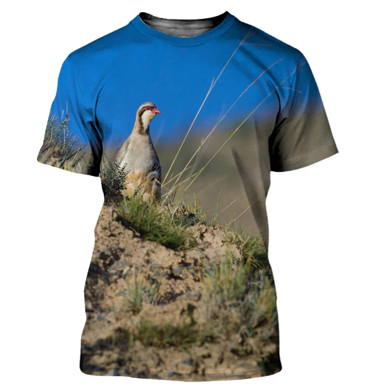 Animal Quail 3D Print T-shirt  - Hunting Quail recension och pris