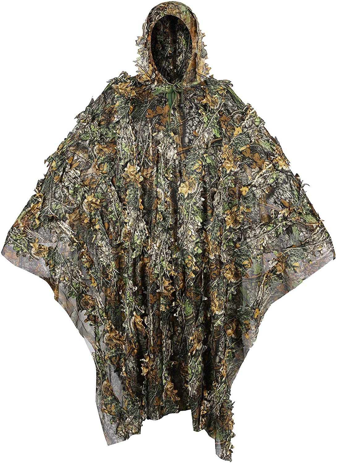 Camouflage Ghillie Poncho 3D L - Ghillie Suit Woodland recension och pris
