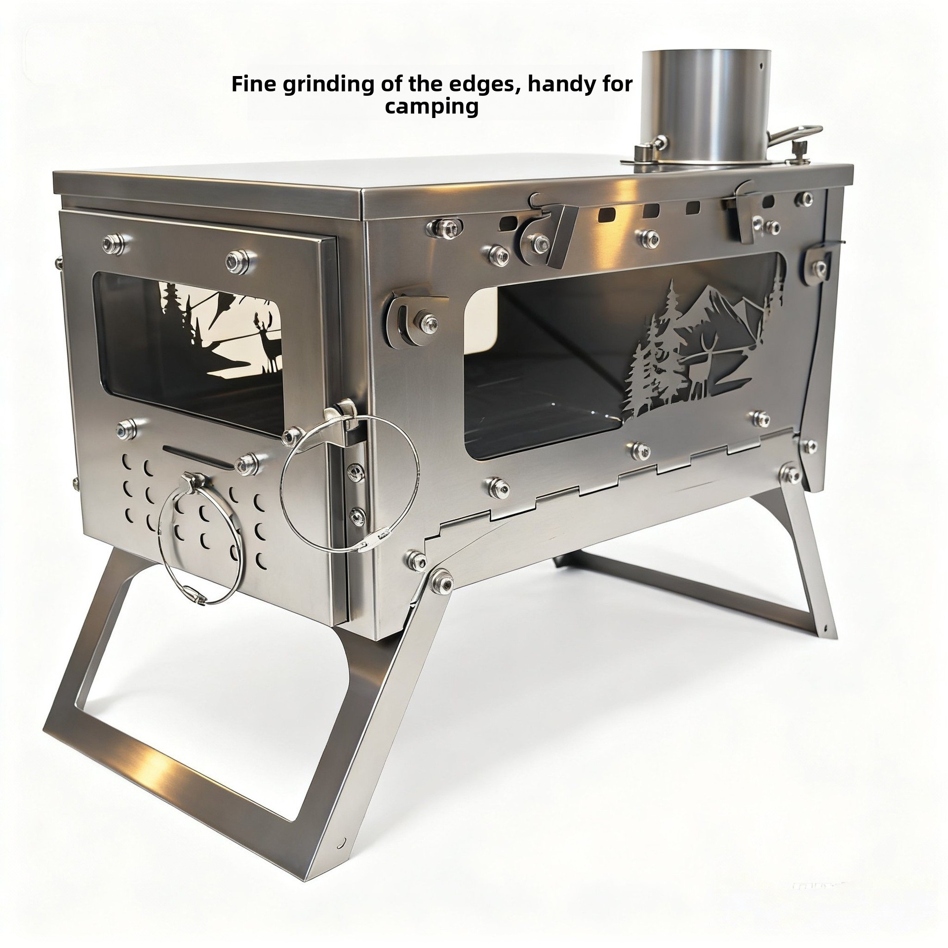 Titanium Wood Burning Stove, O - Outdoor Hunting Heater recension och pris