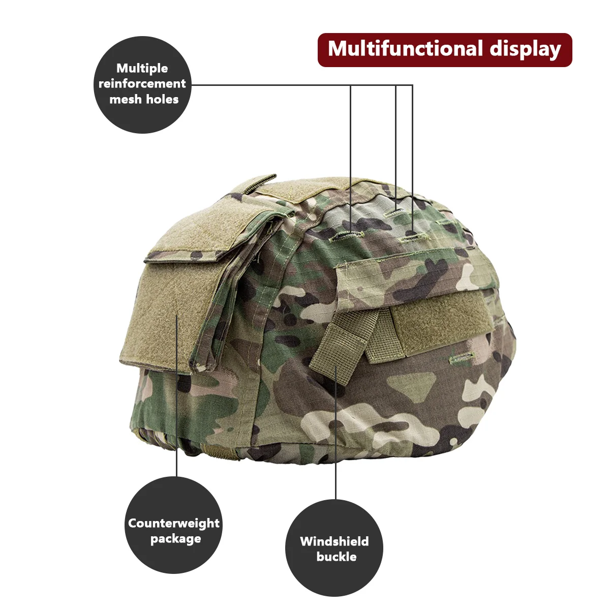 Helmet Camouflage Cover For MI - Hunting And Outdoor Shop recension och pris