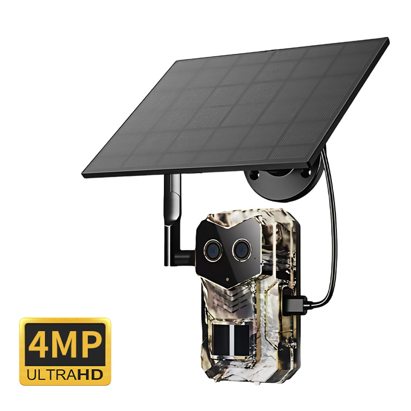 4MP 1440P Solar Power Low Coms - Hunting Outdoor Camera recension och pris