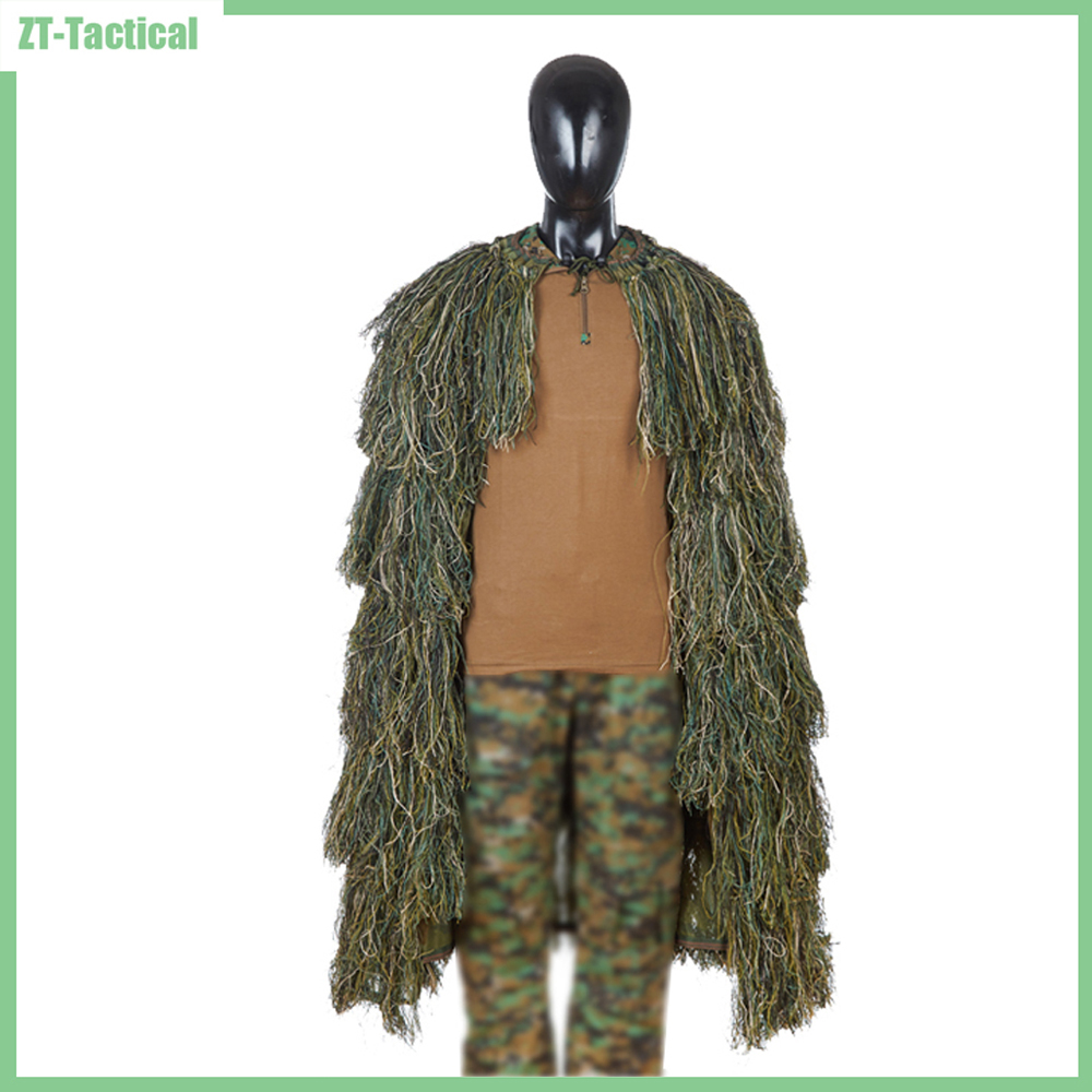 Lightweight Ghillie Poncho Tac - Ghillie Suit Woodland recension och pris