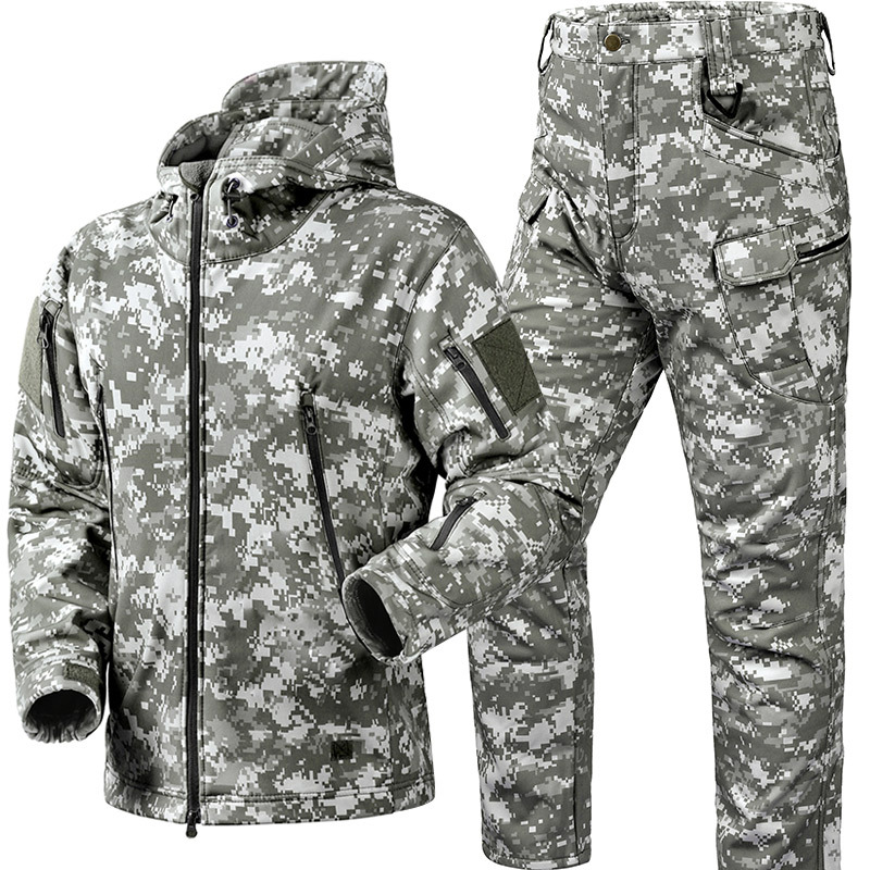 Winter Thicken Men Camo Suit W - Safari Outdoor Hunting Jackets recension och pris