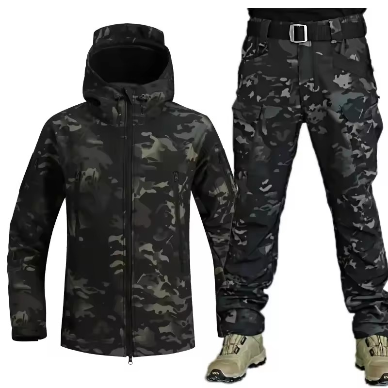 Winter Thicken Men Camo Suit W - Safari Outdoor Hunting Jackets recension och pris