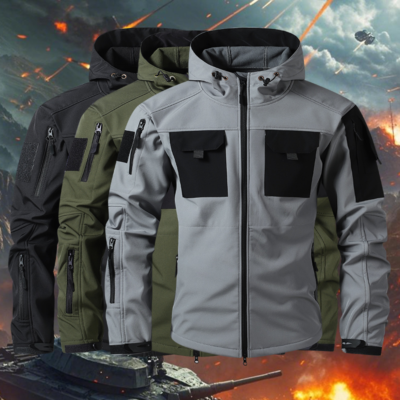 Mens Tactical Softshell Jacket - Safari Outdoor Hunting Jackets recension och pris