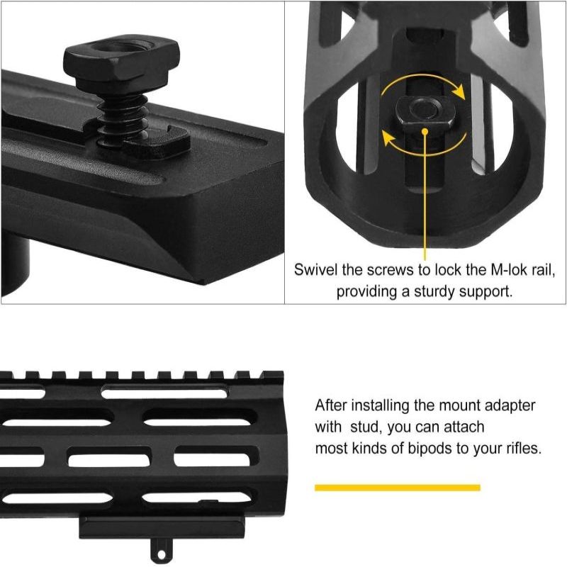 MidTen Fit M lok 6 9 Mount Han - Bipod Rifle Mount recension och pris